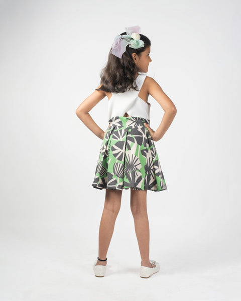 Pre-Order: Elegant Abstract Printed Frock