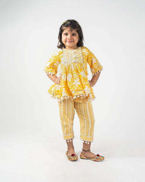 Pre-Order: Yellow Kurti with Pant