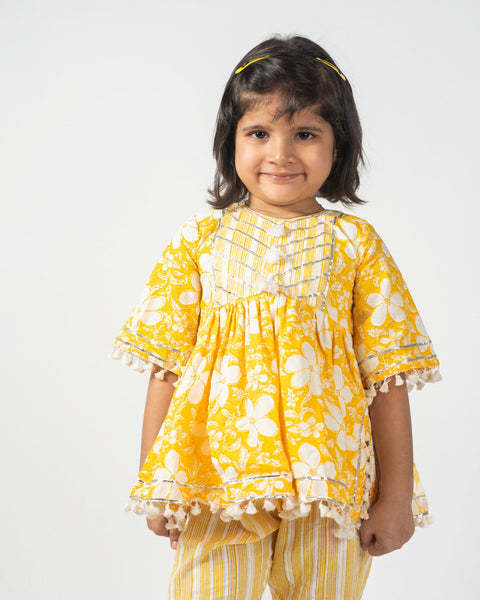 Pre-Order: Yellow Kurti with Pant