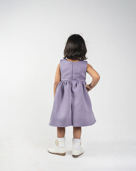 Pre-Order: Beautiful Embroidery Violate Dress