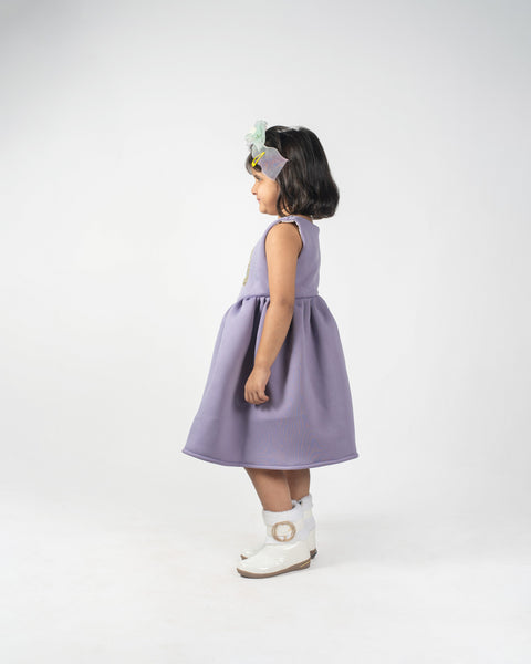 Pre-Order: Beautiful Embroidery Violate Dress