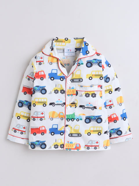 Pre-Order: Cars Print Night Suit