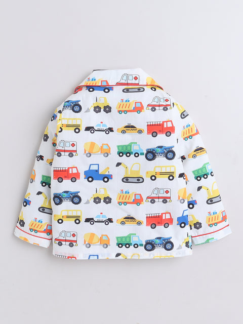 Pre-Order: Cars Print Night Suit