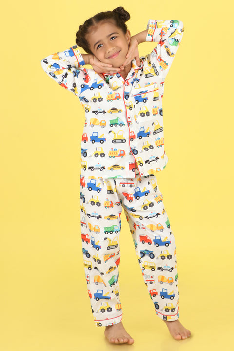 Pre-Order: Cars Print Night Suit
