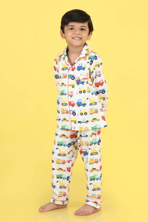 Pre-Order: Cars Print Night Suit