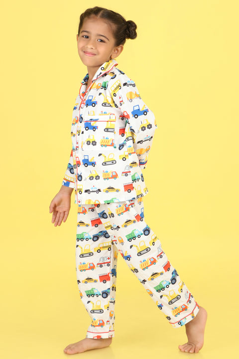 Pre-Order: Cars Print Night Suit
