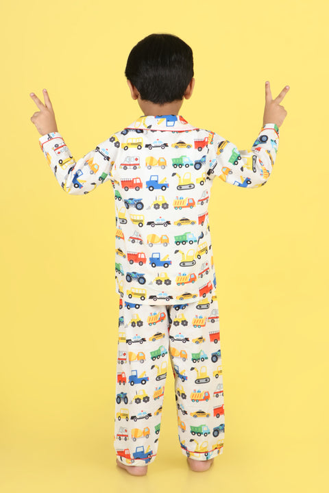 Pre-Order: Cars Print Night Suit
