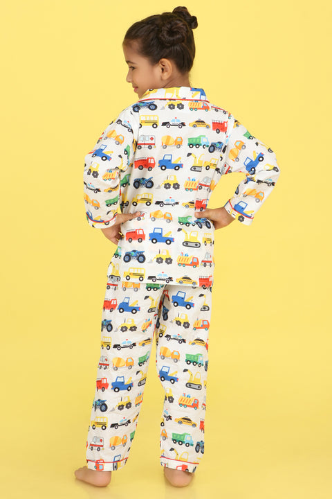 Pre-Order: Cars Print Night Suit