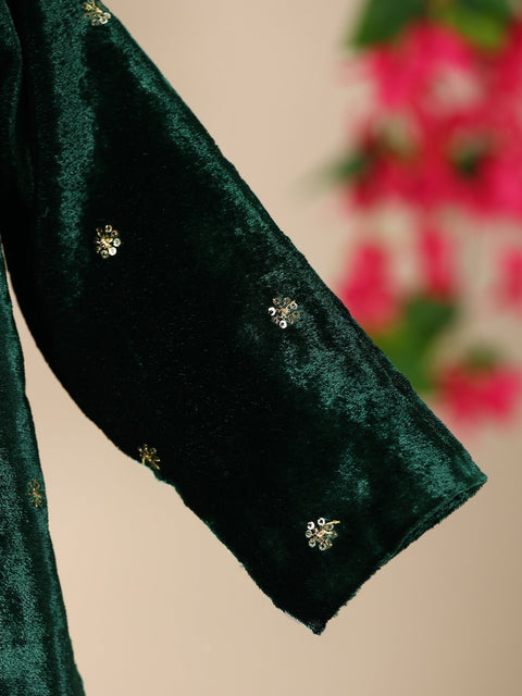 Pre-Order: ROYAL PRINCESS 3PC FULL JACKET SET-BOTTLE GREEN