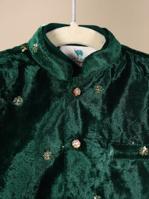 Pre-Order: ROYAL PRINCESS 3PC FULL JACKET SET-BOTTLE GREEN