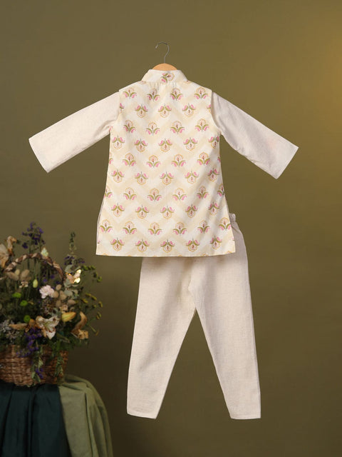 Pre-Order- Boy 3 Pc Bundi Set- Beige