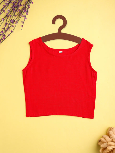 Pre-Order- GIRLS  KURTA AND SKIRT  SET-BEIGE