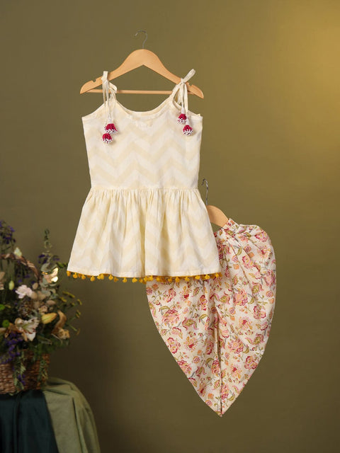 Pre-Order: GIRL EMBROIDERED SHARARA