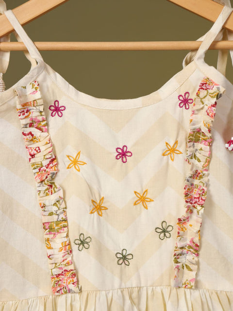 Pre-Order: GIRL EMBROIDERED SHARARA