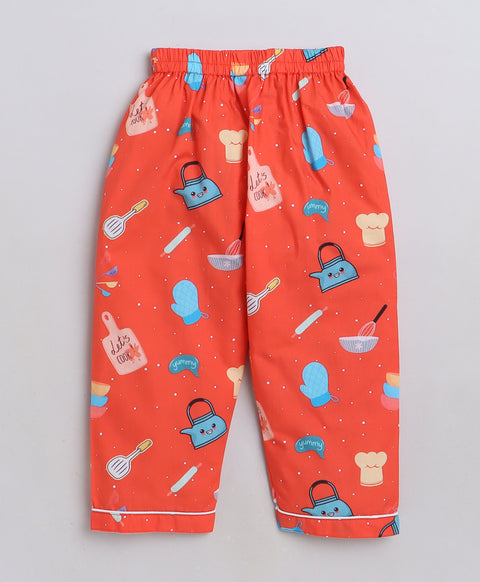 Pre-Order: Chef Print Night Suit