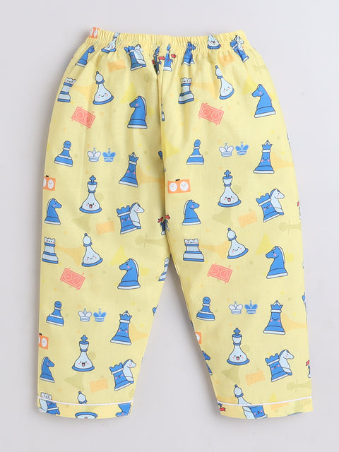Pre-Order: Chess Print Night Suit