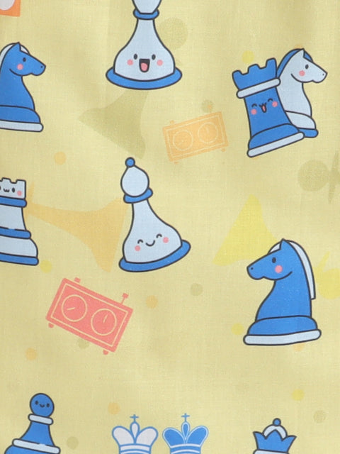 Pre-Order: Chess Print Night Suit