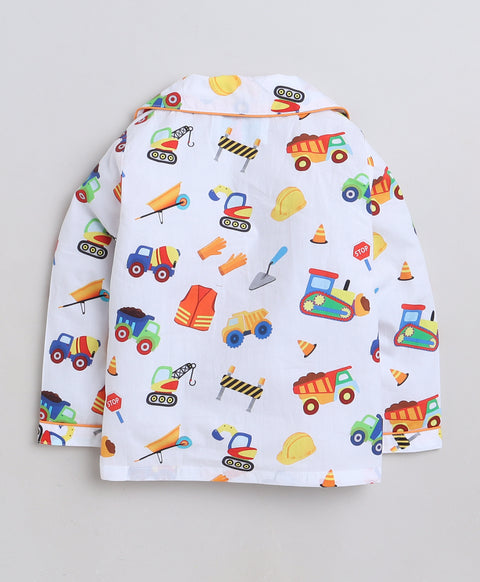 Pre-Order: Construction Print Night Suit