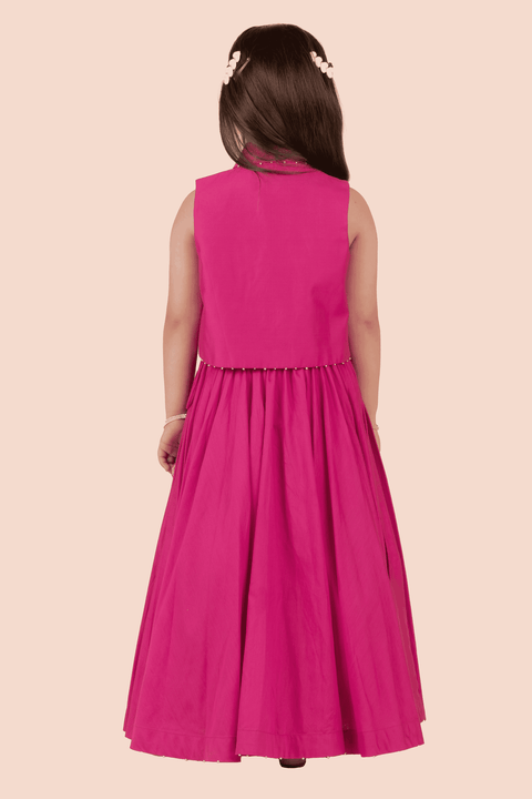 Pre-Order: Embroidered Blazer with  Lehenga