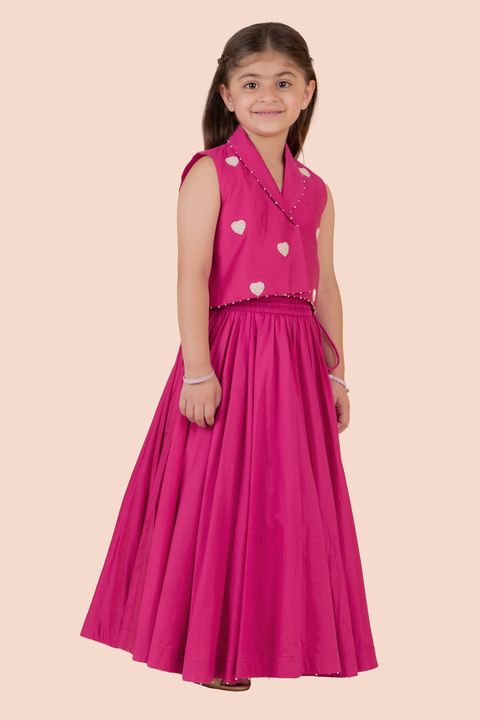 Pre-Order: Embroidered Blazer with  Lehenga