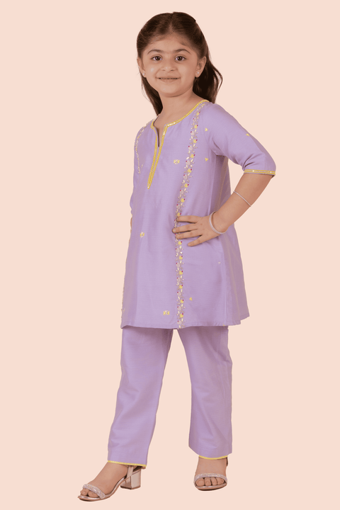 Pre-Order: Kurti Set-Purple