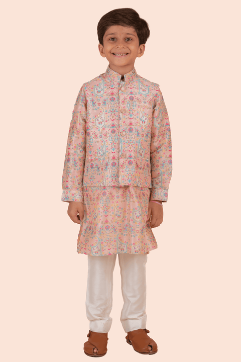 Pre-Order: Printed Bandi Set - Peach