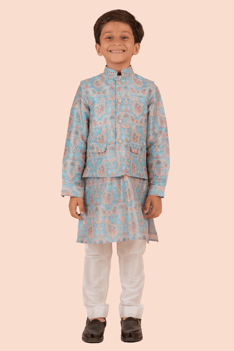 Pre-Order: Printed Bandi Set - Blue