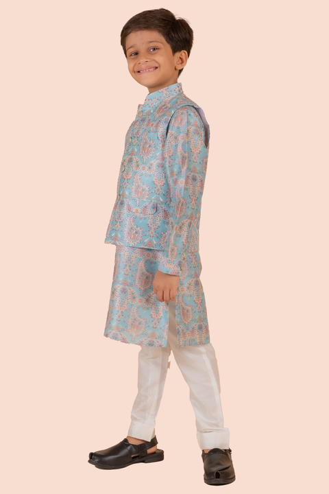 Pre-Order: Printed Bandi Set - Blue