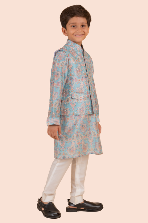 Pre-Order: Printed Bandi Set - Blue
