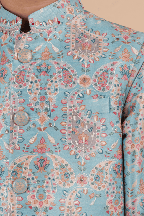 Pre-Order: Printed Bandi Set - Blue