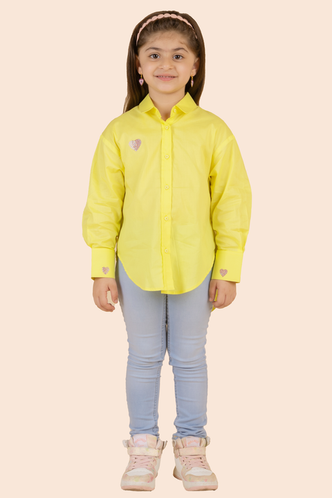 Pre-Order: Shirt for Girls-Yellow