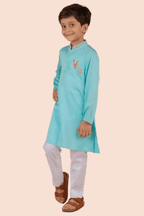 Pre-Order: Kurta with Star Embroidery