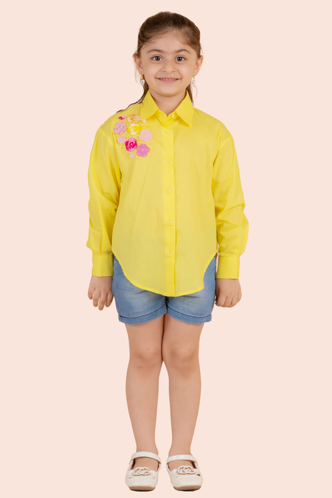 Pre-Order: Shirt for Girls-Yellow