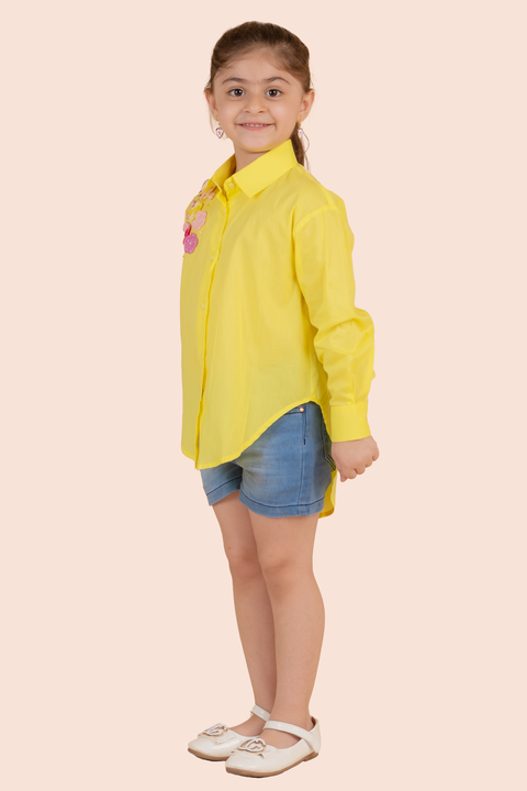 Pre-Order: Shirt for Girls-Yellow