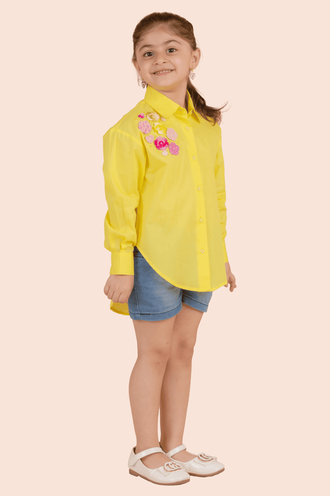 Pre-Order: Shirt for Girls-Yellow