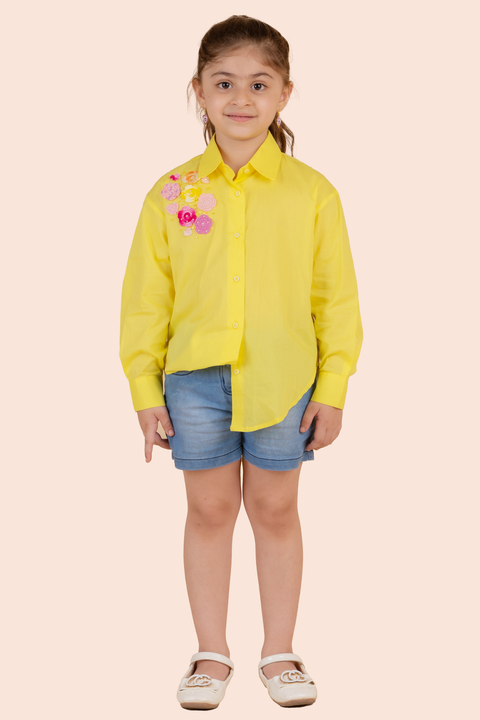Pre-Order: Shirt for Girls-Yellow