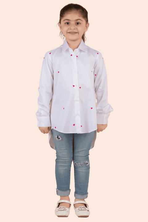 Pre-Order: Shirt for Girls-White