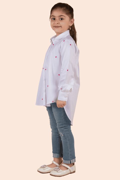 Pre-Order: Shirt for Girls-White
