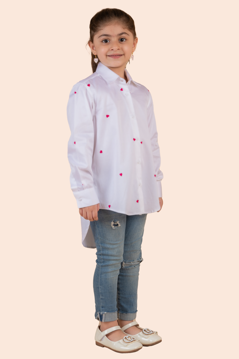 Pre-Order: Shirt for Girls-White