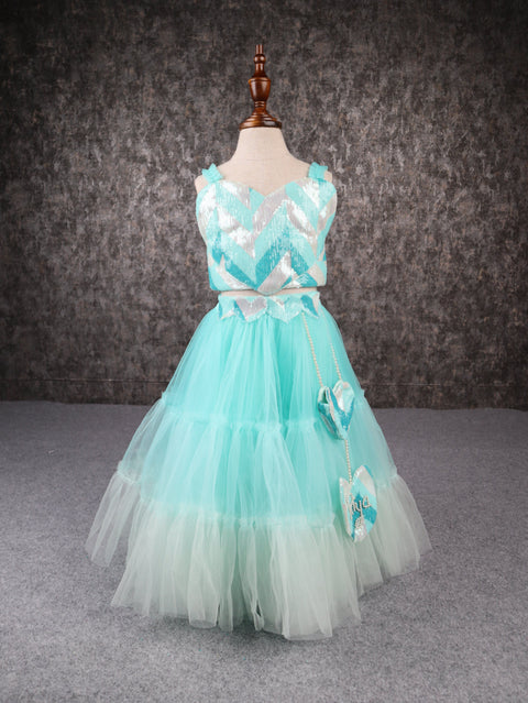 Pre-Order: Beautiful Heart Shape Ombre Sharara