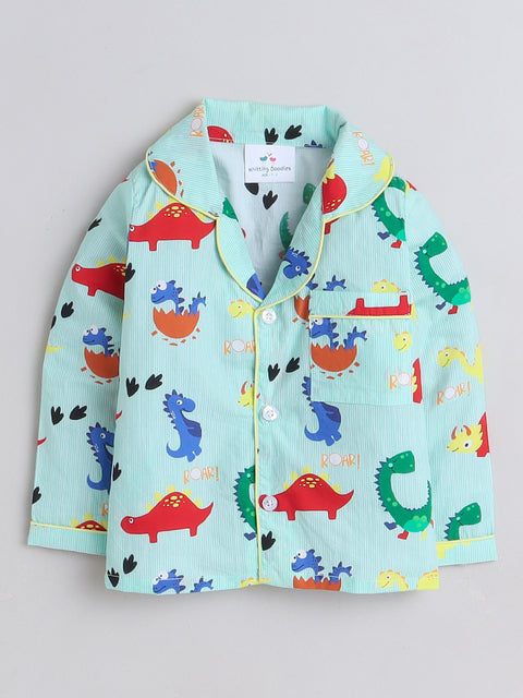 Pre-Order: Dinosaur Print Night Suit