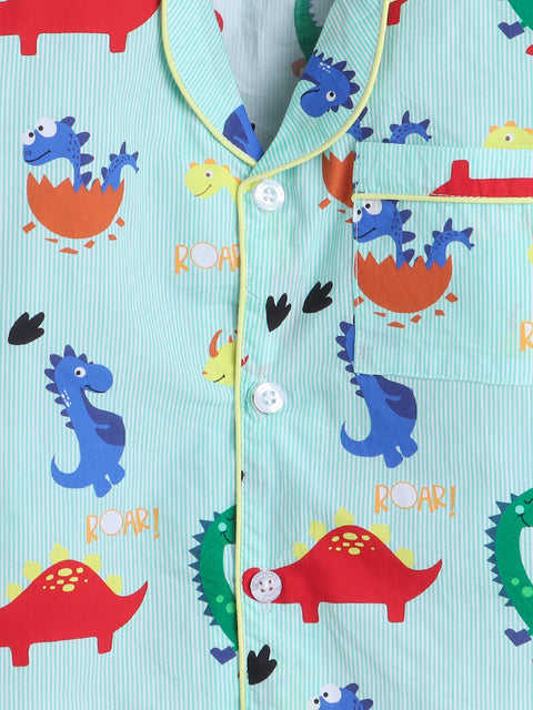 Pre-Order: Dinosaur Print Night Suit