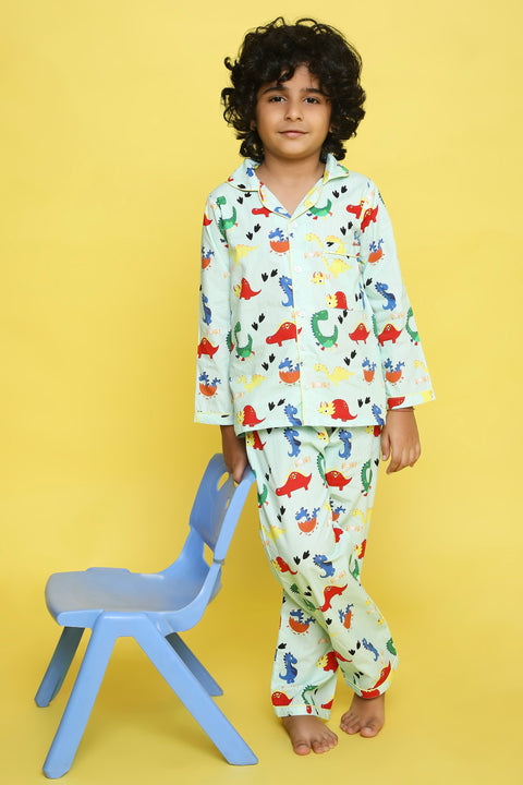 Pre-Order: Dinosaur Print Night Suit