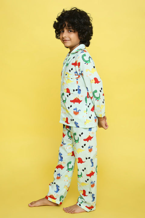 Pre-Order: Dinosaur Print Night Suit