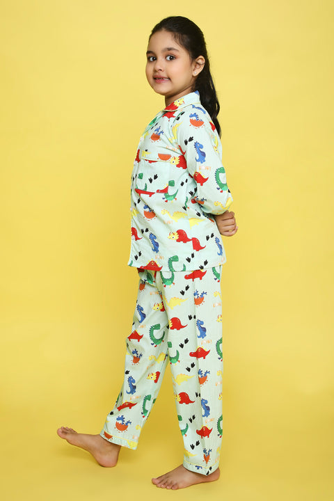 Pre-Order: Dinosaur Print Night Suit