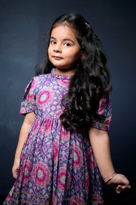 Pre-Order: Printed Muslin Dress
