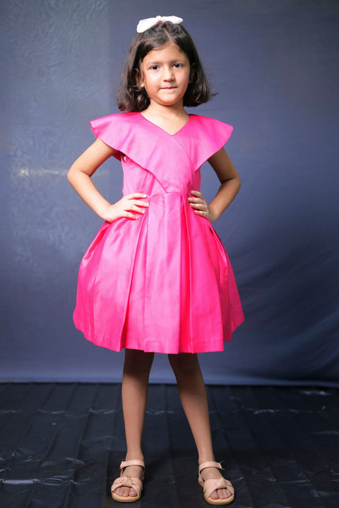 Pre-Order: Dark Pink Premium Cotton Dress