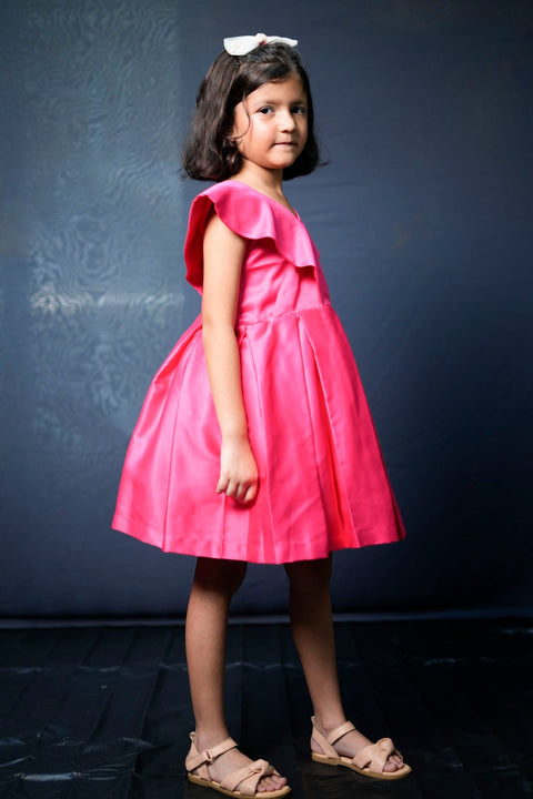 Pre-Order: Dark Pink Premium Cotton Dress