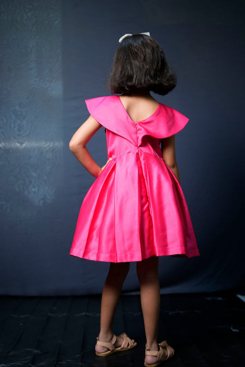Pre-Order: Dark Pink Premium Cotton Dress