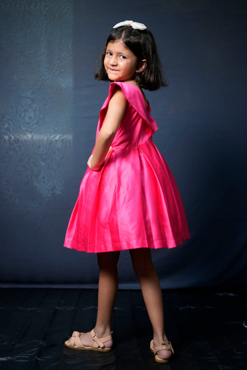 Pre-Order: Dark Pink Premium Cotton Dress